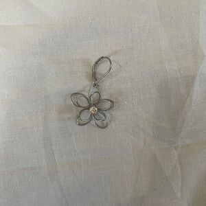 Wire Flower Earrings